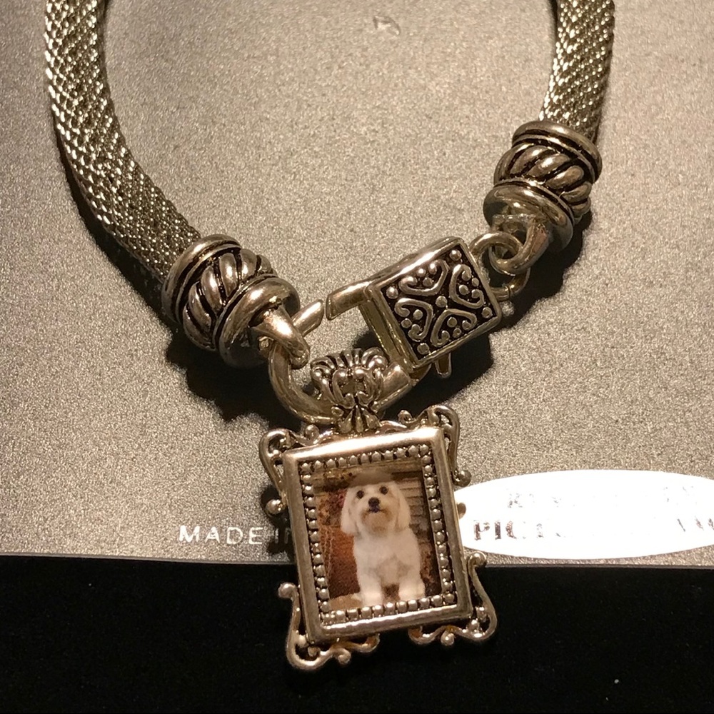 Reversible Picture Charm Bracelet